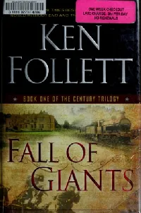 Fall of Giants (The Century Trilogy, #1)