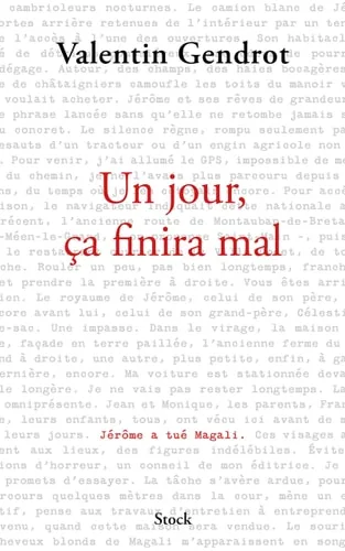 Un jour, ça finira mal