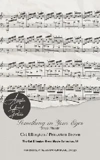 Something in Your Eyes: Sheet Music (The Cat Ellington Sheet Music Collection, #4)