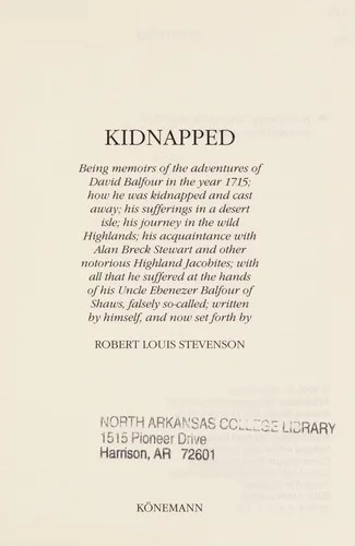 Kidnapped cover