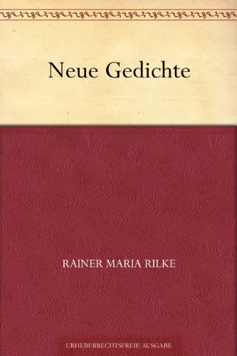 Neue Gedichte cover