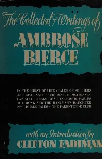 The Collected Writings of Ambrose Bierce