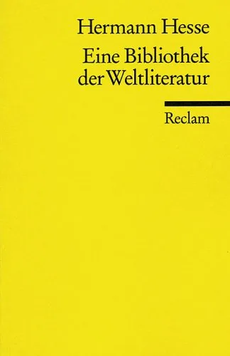 Eine Bibliothek der Weltliteratur cover