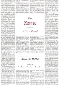 The News: A User's Manual