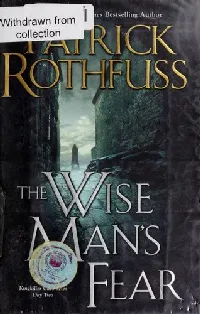 The Wise Man’s Fear
