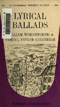 Lyrical Ballads
