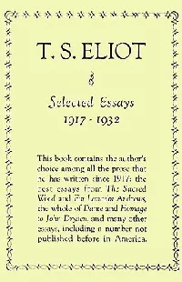 Selected Essays: 1917-1932