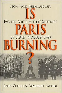 Is Paris Burning?