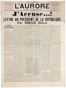 J'accuse!
