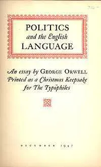Politics and the English Language
