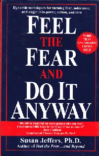 Feel the Fear and Do It Anyway