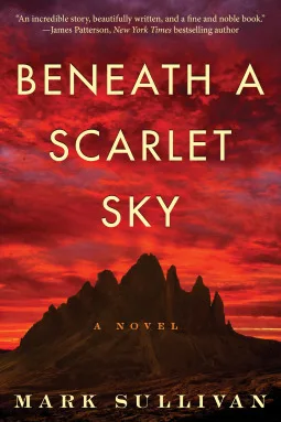 Beneath a Scarlet Sky by Mark T. Sullivan — book cover