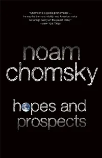 Hopes and Prospects