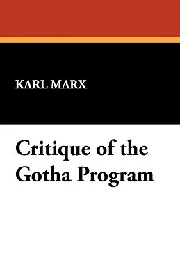 Critique of the Gotha Program cover
