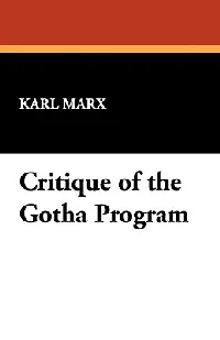 Critique of the Gotha Program