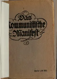 Manifest der Kommunistischen Partei