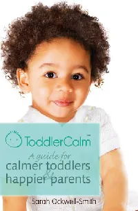 ToddlerCalm: A Guide for Calmer Toddlers & Happier Parents
