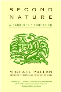 Second Nature: A Gardener's Education