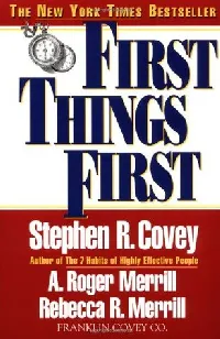 First Things First