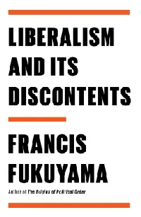 Liberalism and Its Discontents