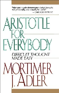Aristotle for Everybody
