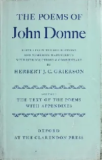 John Donne Poetry