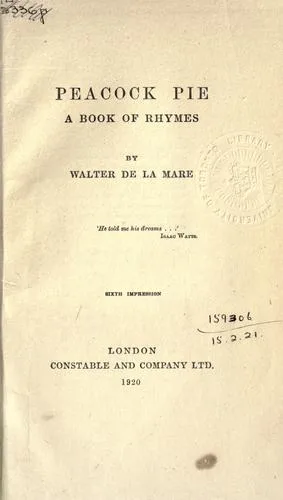 Peacock pie, a book of rhymes