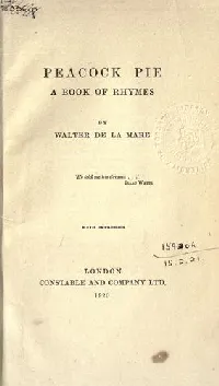 Peacock pie, a book of rhymes