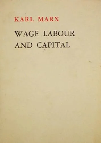 Wage Labour and Capital cover