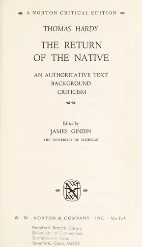 The Return of the Native cover