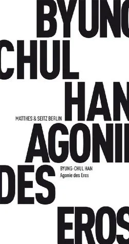 Agonie des Eros cover