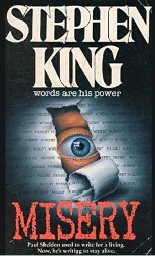 Misery by Stephen King+ — book cover