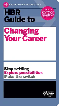 HBR Guide to Changing Your Career