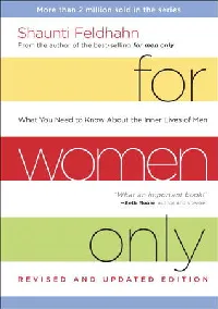 For Women Only: What You Need to Know About the Inner Lives of Men
