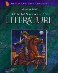 The Language of Literature [Grade 8]