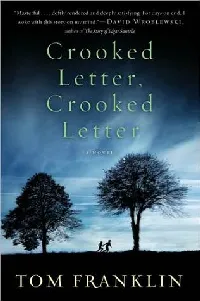Crooked Letter, Crooked Letter