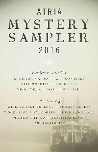 Atria Mystery Sampler 2016