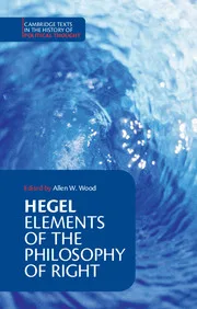 Elements of the Philosophy of Right