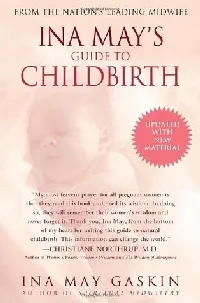 Ina May's Guide to Childbirth
