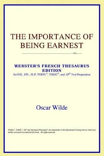 The Importance of Being Earnest by Oscar Wilde — book cover