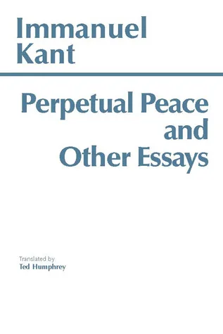 Perpetual Peace and Other Essays cover