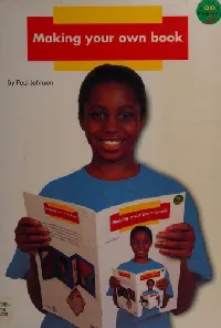 Making Your Own Book