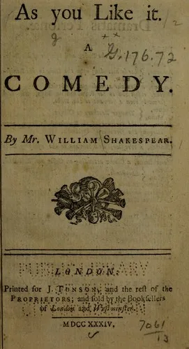 As You Like It cover