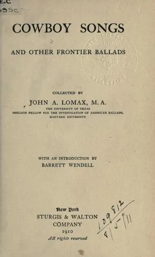 Cowboy Songs and Other Frontier Ballads cover