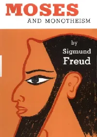 Moses and Monotheism