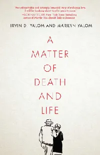 A Matter of Death and Life