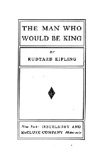 The  man who would be king
