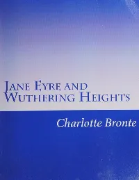 Novels (Jane Eyre / Wuthering Heights)