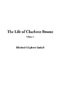 The Life of Charlotte Bronte