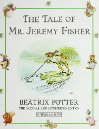 Tale of Mr. Jeremy Fisher